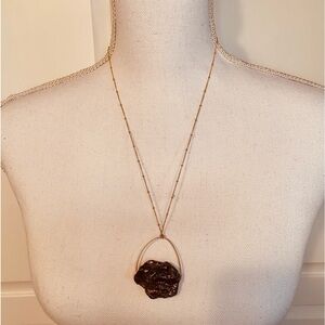 Raw Garnet Necklace